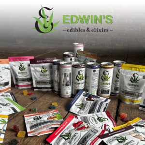 The Story of Edwin’s Edibles with John, the founder and CEO of Edwin’s Edibles & Elixirs. THC Beverages, THC Drinks, THC Gummies and Fast-Acting THC Gummies. Organic, gluten free with sustainable farming practices.