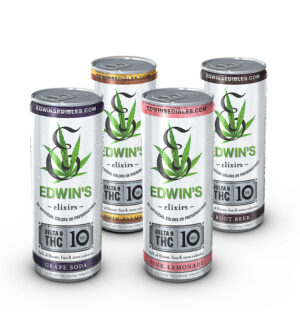 Edwin's Elixirs Assorted THC Drinks 4 pack